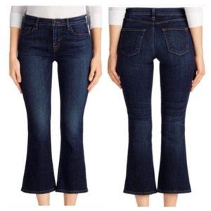 J BRAND Gigi Mid-Rise Cropped Flare Pure Jeans 28
